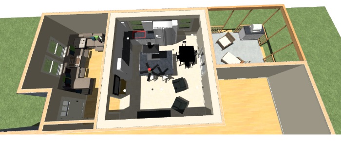3D Perspective Floor Plan
